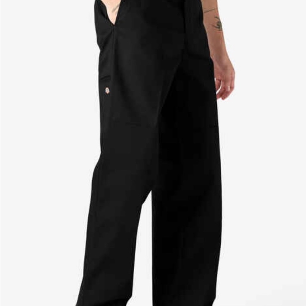 Dickies Loose Fit Double Knee Black work pants